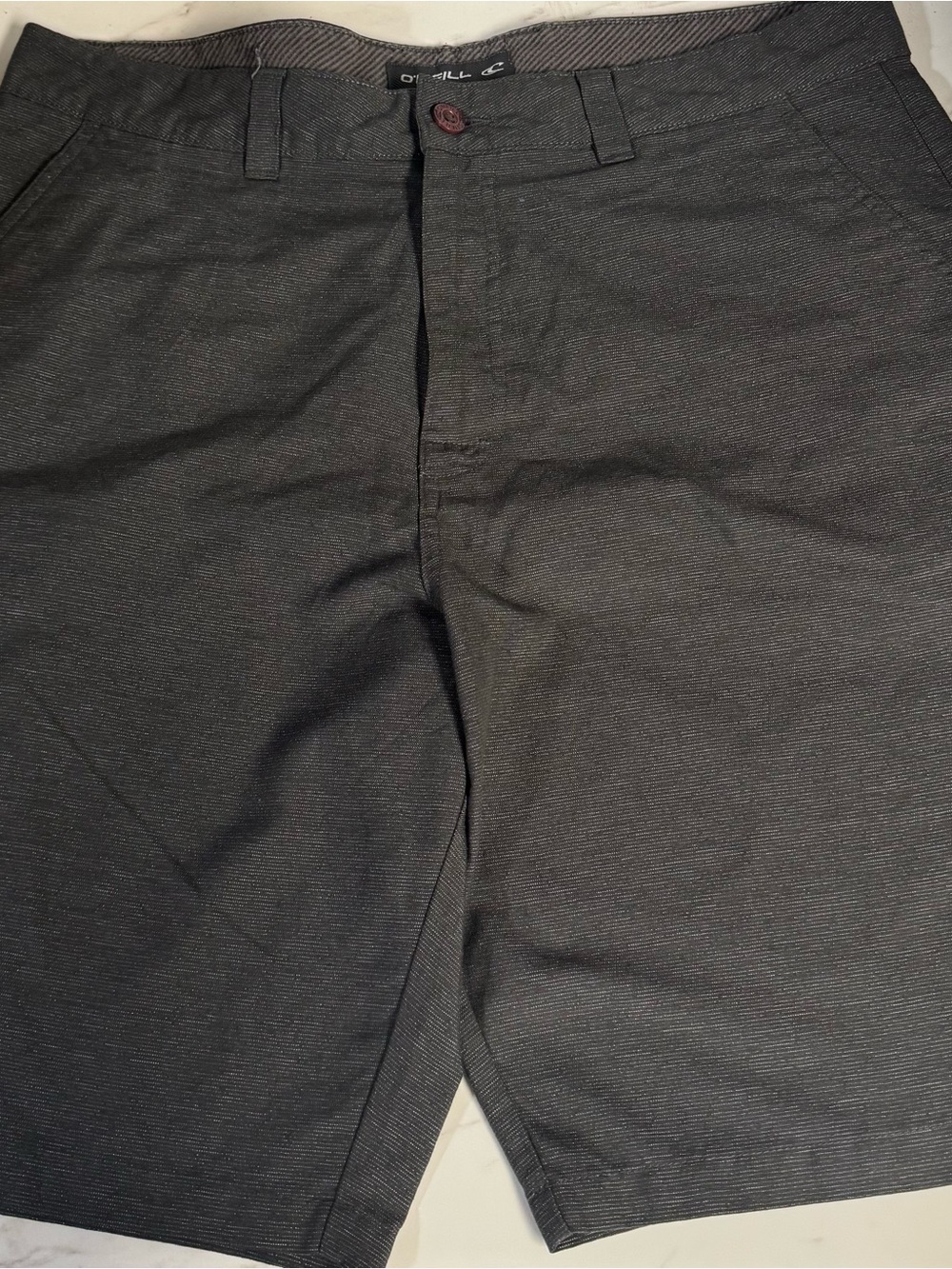 O'Neill Charcoal Flat-Front Men's Shorts